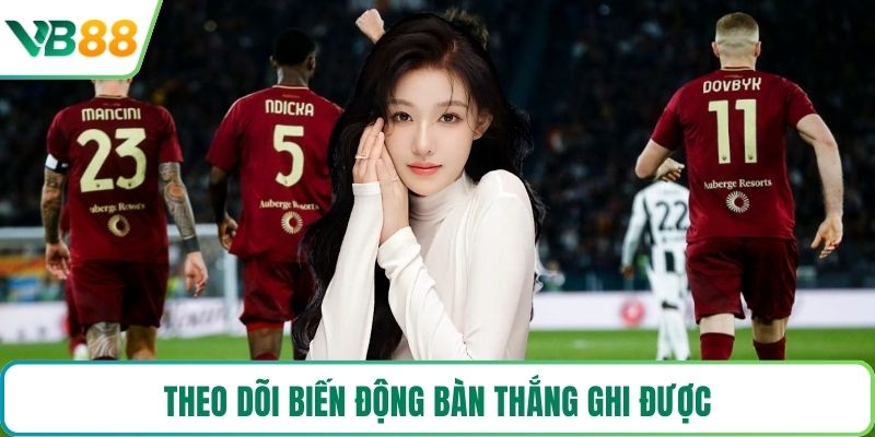 Theo dõi biến động bàn thắng ghi được